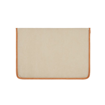 Beige - Back - Vinga Bosler Canvas Recycled Laptop Sleeve