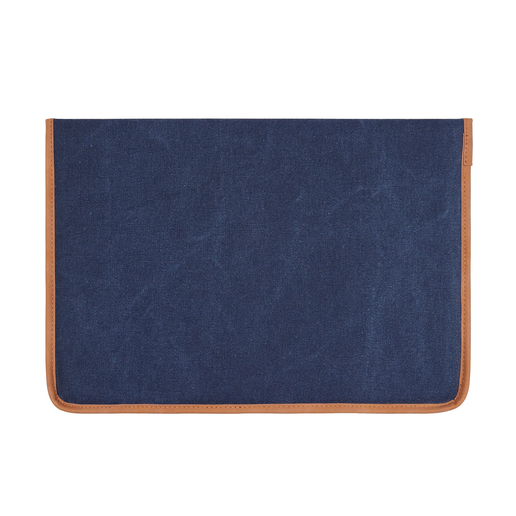 Navy - Back - Vinga Bosler Canvas Recycled Laptop Sleeve