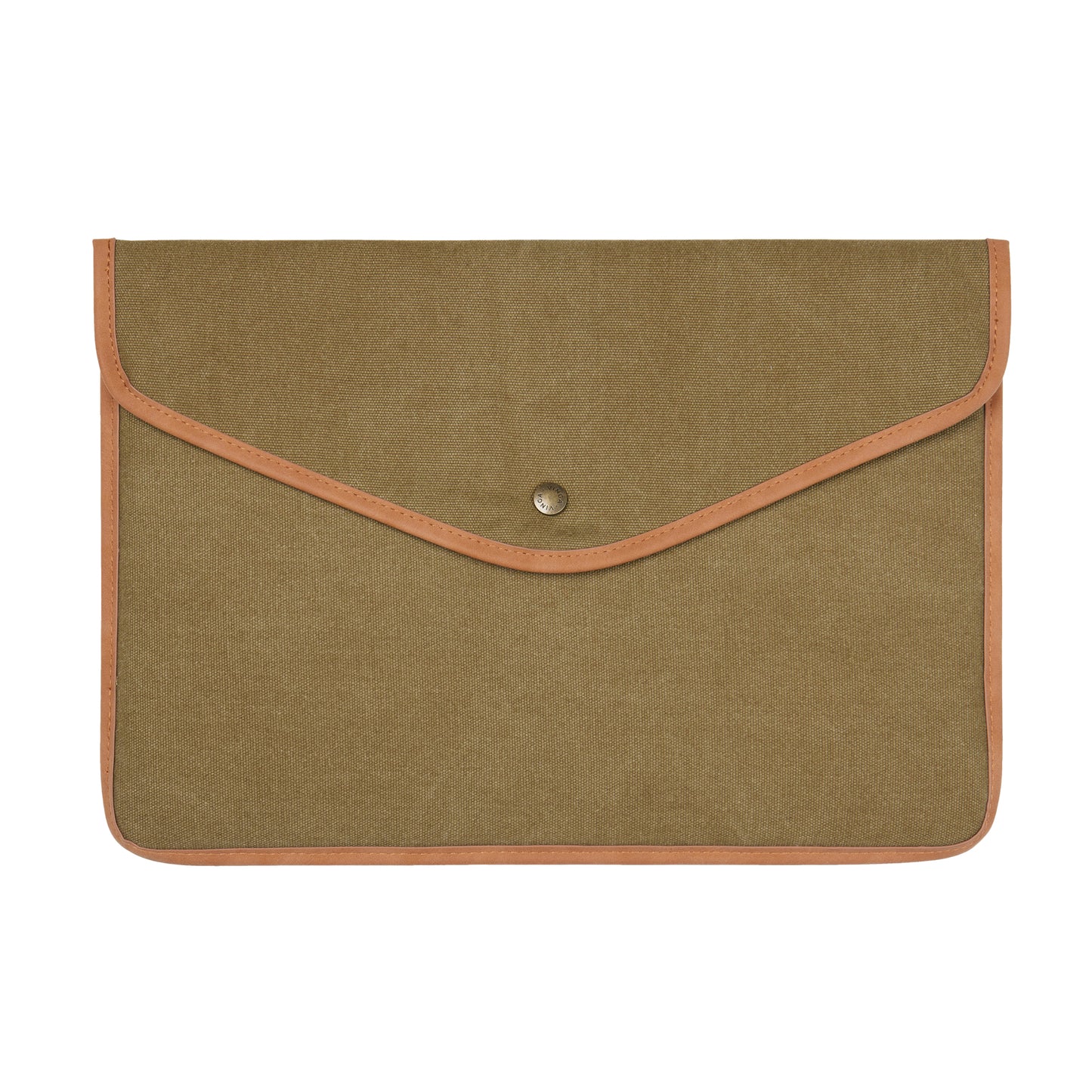 Green - Front - Vinga Bosler Canvas Recycled Laptop Sleeve