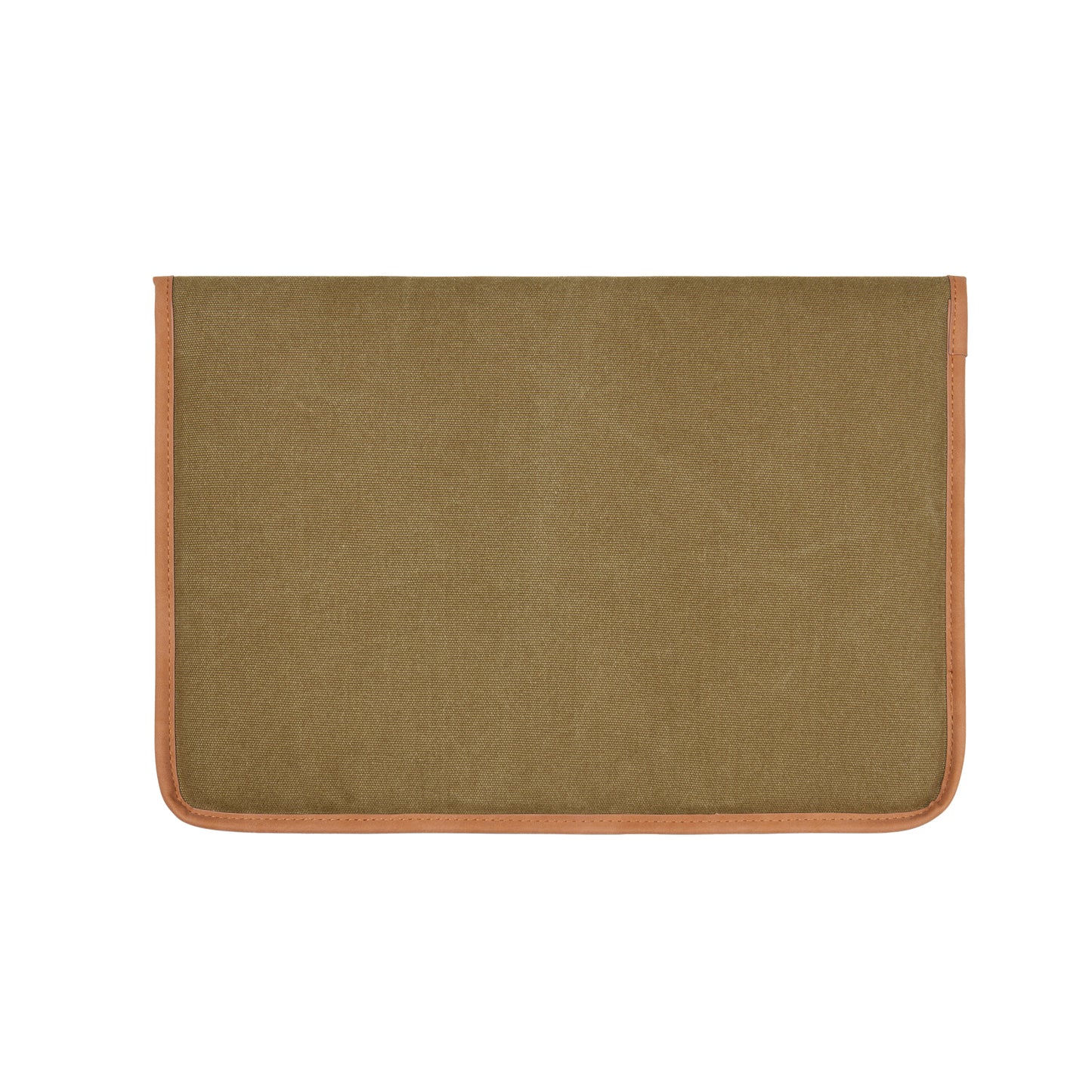 Green - Back - Vinga Bosler Canvas Recycled Laptop Sleeve