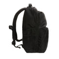 Black - Side - Swiss Peak RPET Commuter Aware 22L Backpack