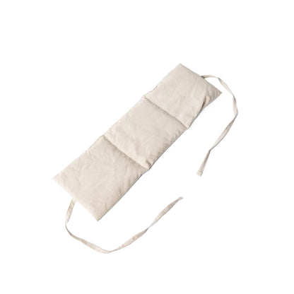 Beige - Back - Vinga Heated Recycled Polyester Pillow