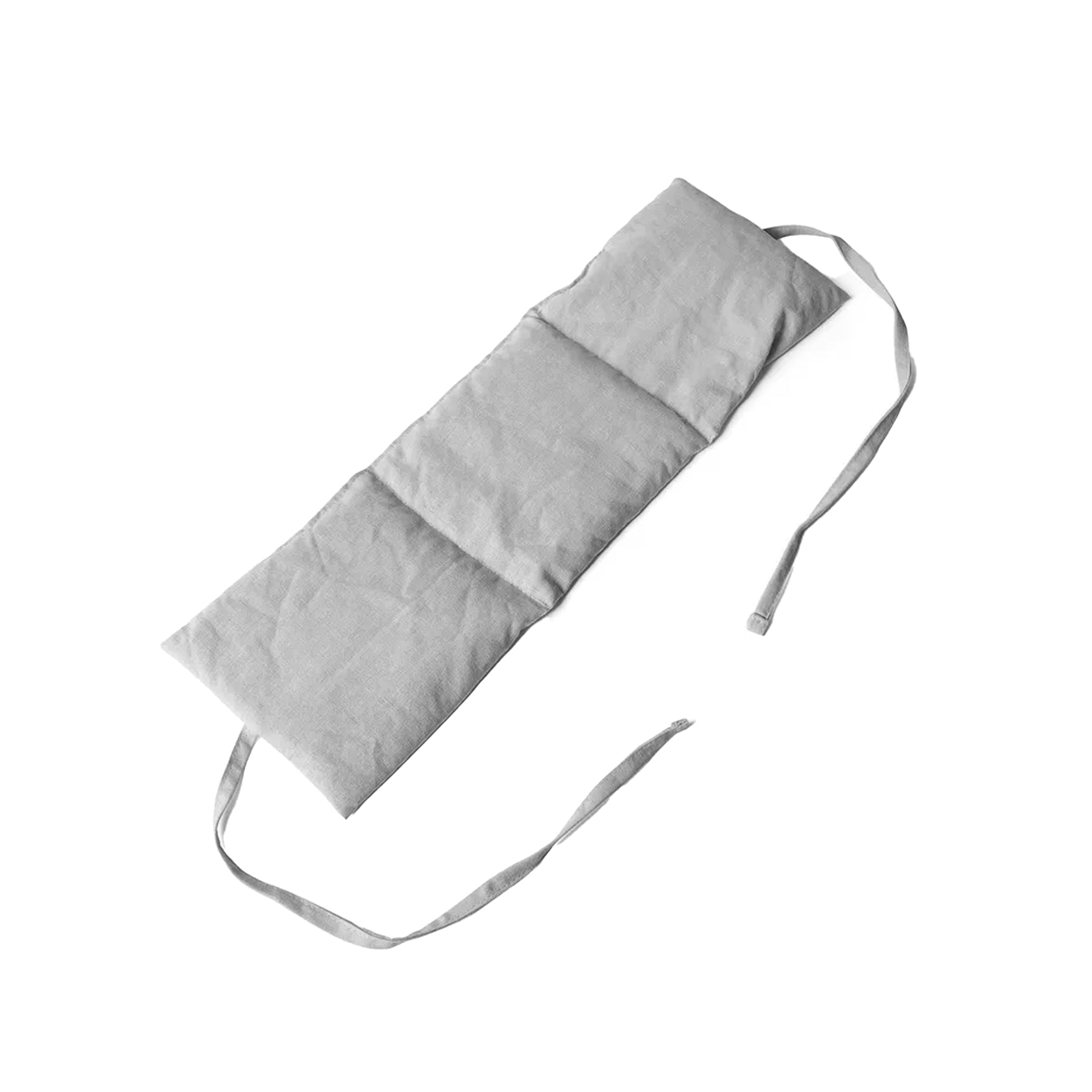 Grey - Back - Vinga Heated Recycled Polyester Pillow