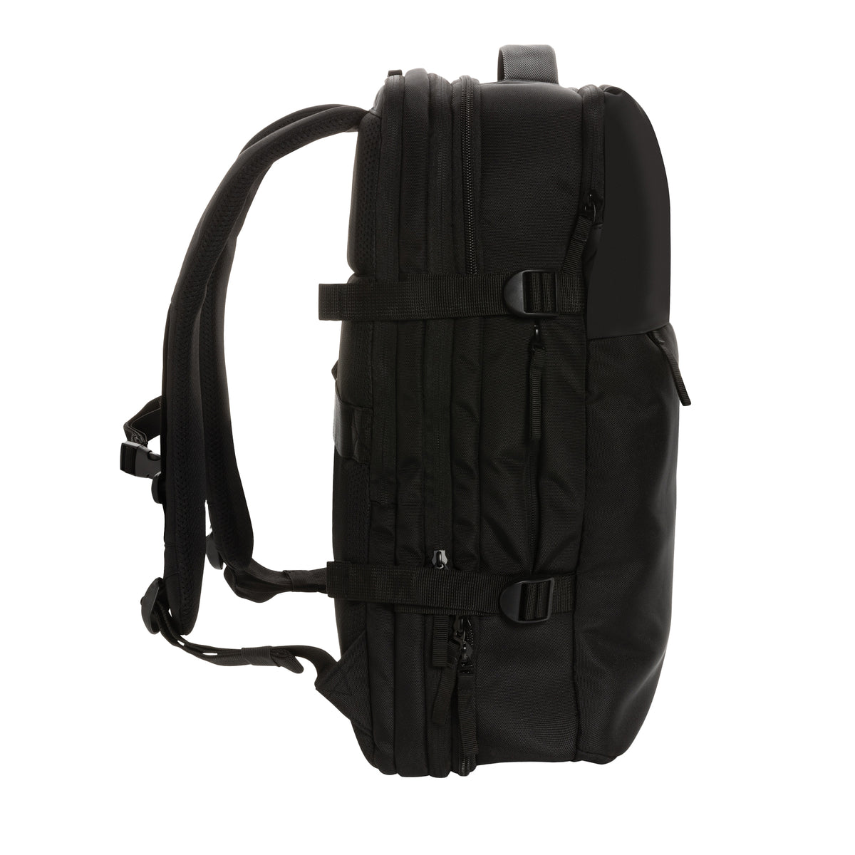 Black - Side - Swiss Peak Aware RPET 27L Weekend Bag