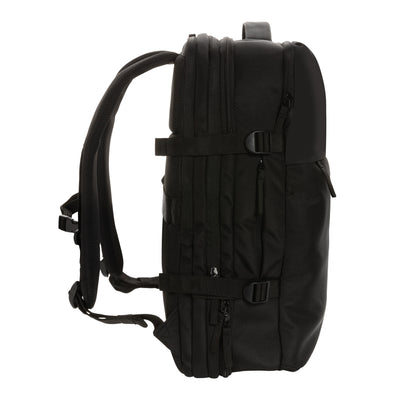 Black - Side - Swiss Peak Aware RPET 27L Weekend Bag