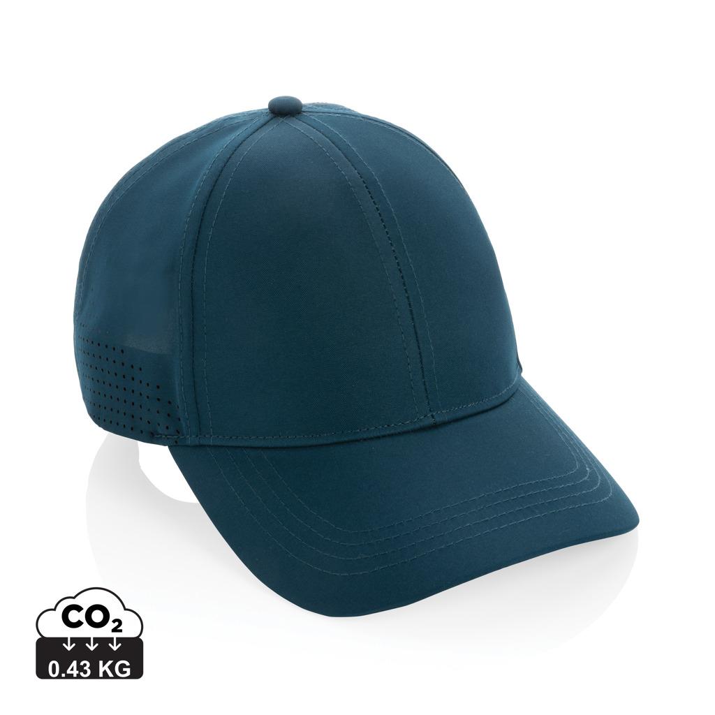 Navy - Front - XD Collection Impact Aware RPET 6 Panel Sport Cap