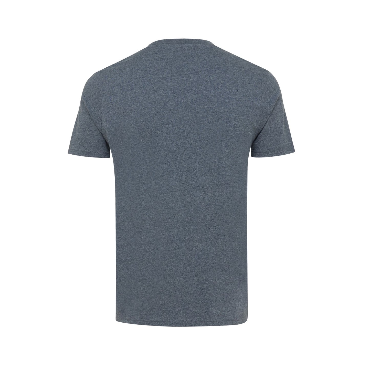 Heather Navy - Back - Iqoniq Unisex Adult Manuel Undyed T-Shirt