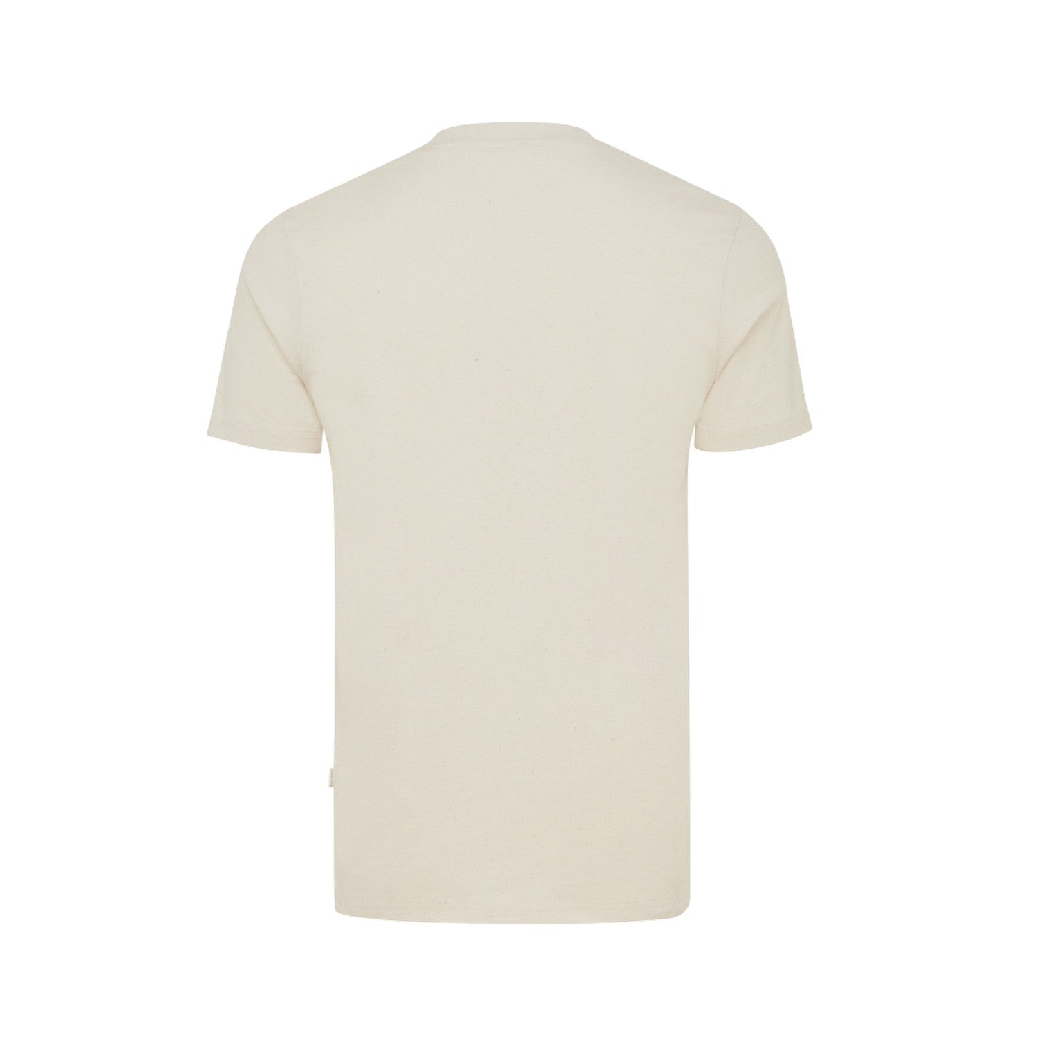 Natural Raw - Back - Iqoniq Unisex Adult Manuel Undyed T-Shirt