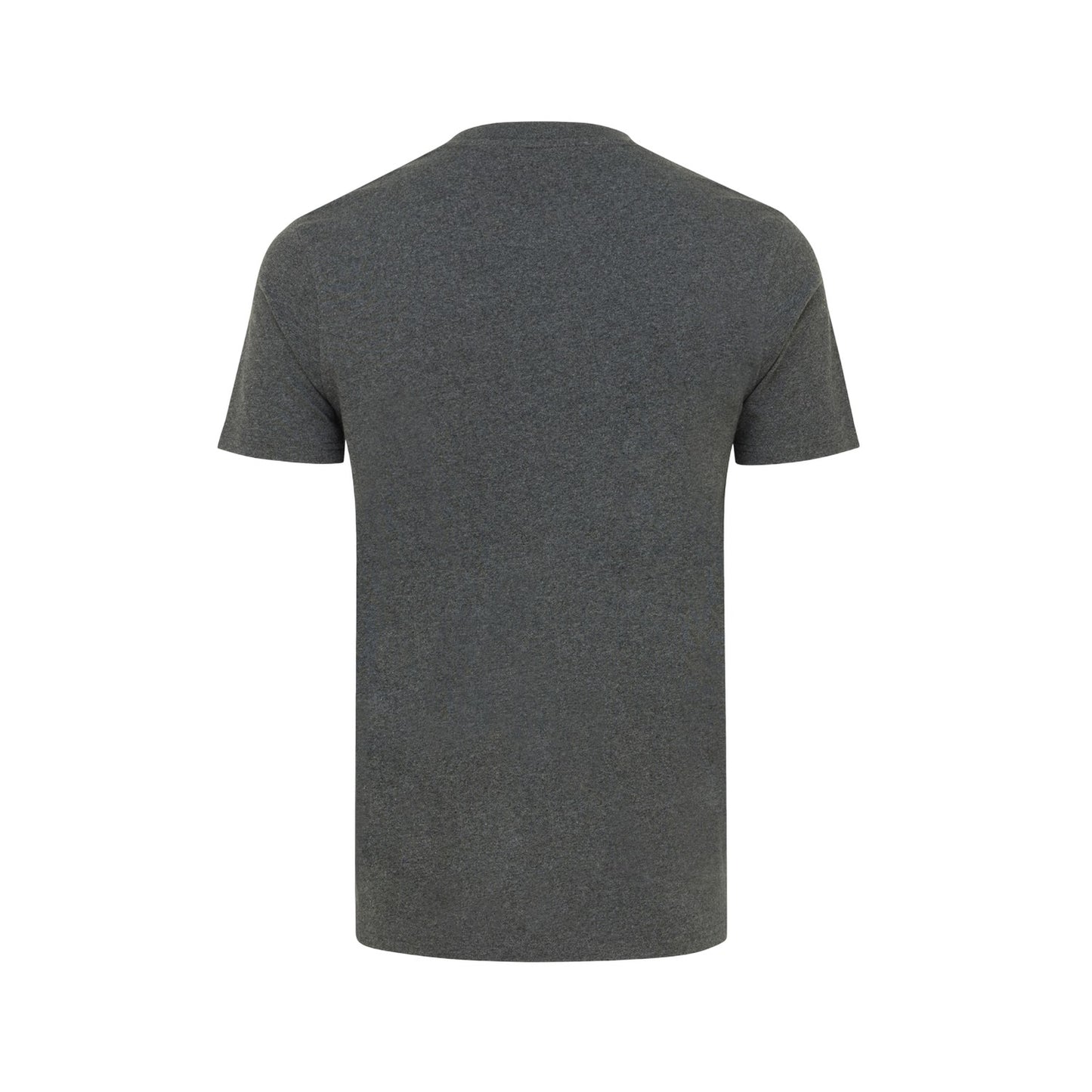 Heather Anthracite - Back - Iqoniq Unisex Adult Manuel Undyed T-Shirt