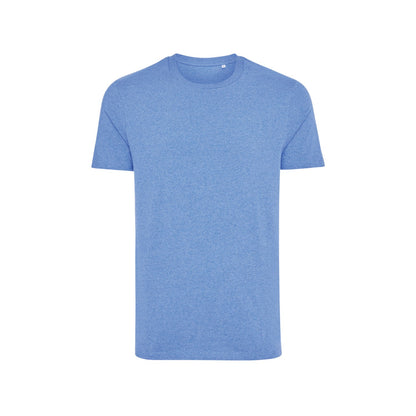 Heather Blue - Front - Iqoniq Unisex Adult Manuel Undyed T-Shirt