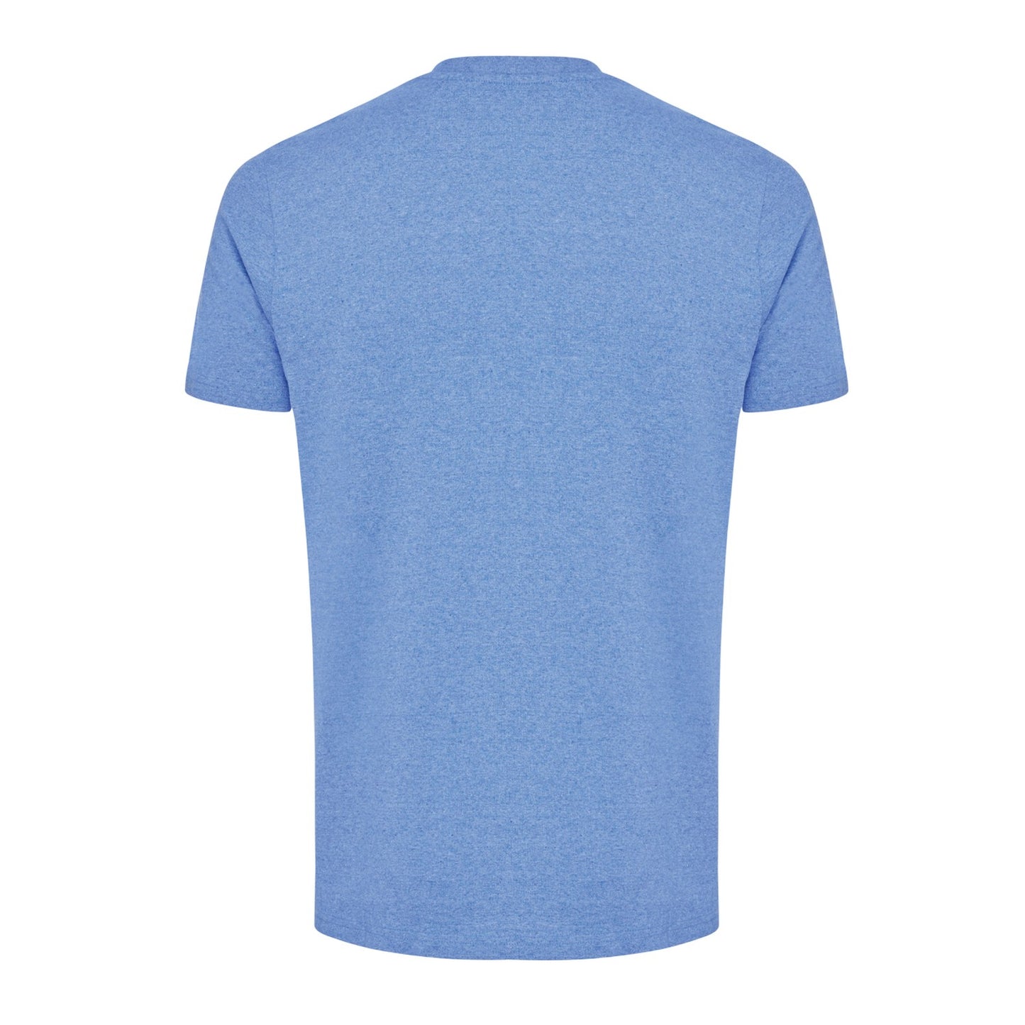 Heather Blue - Back - Iqoniq Unisex Adult Manuel Undyed T-Shirt