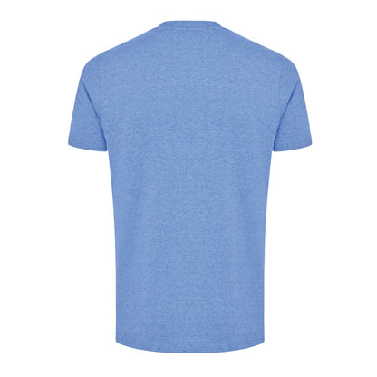 Heather Blue - Back - Iqoniq Unisex Adult Manuel Undyed T-Shirt