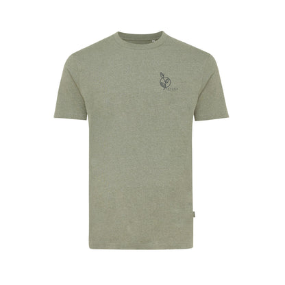 Heather Green - Front - Iqoniq Unisex Adult Manuel Undyed T-Shirt
