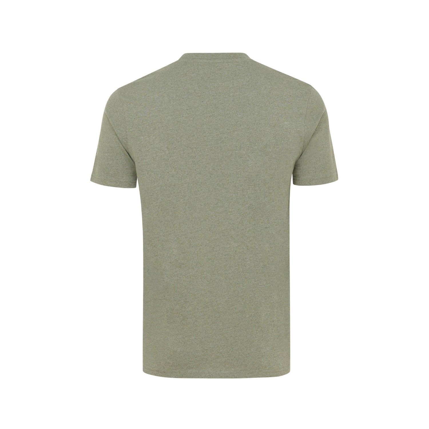Heather Green - Back - Iqoniq Unisex Adult Manuel Undyed T-Shirt