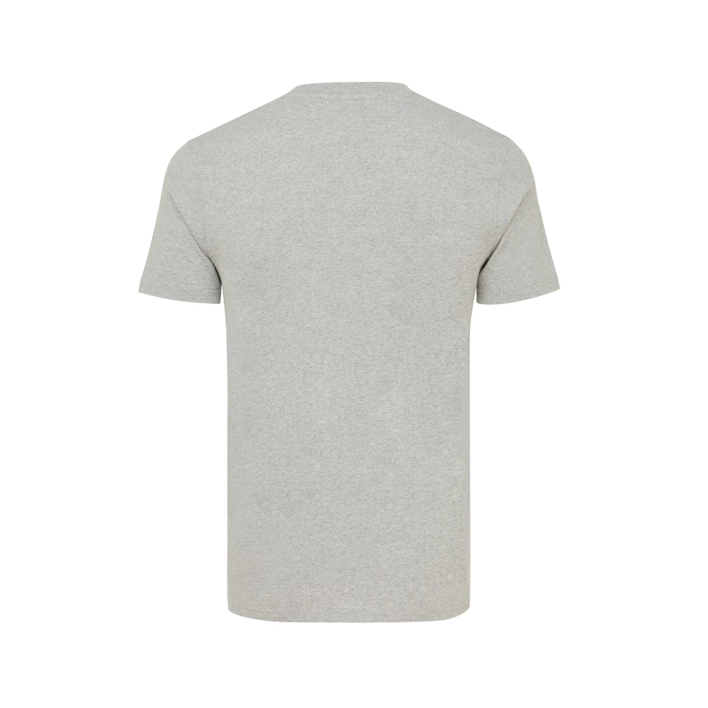 Heather Grey - Back - Iqoniq Unisex Adult Manuel Undyed T-Shirt