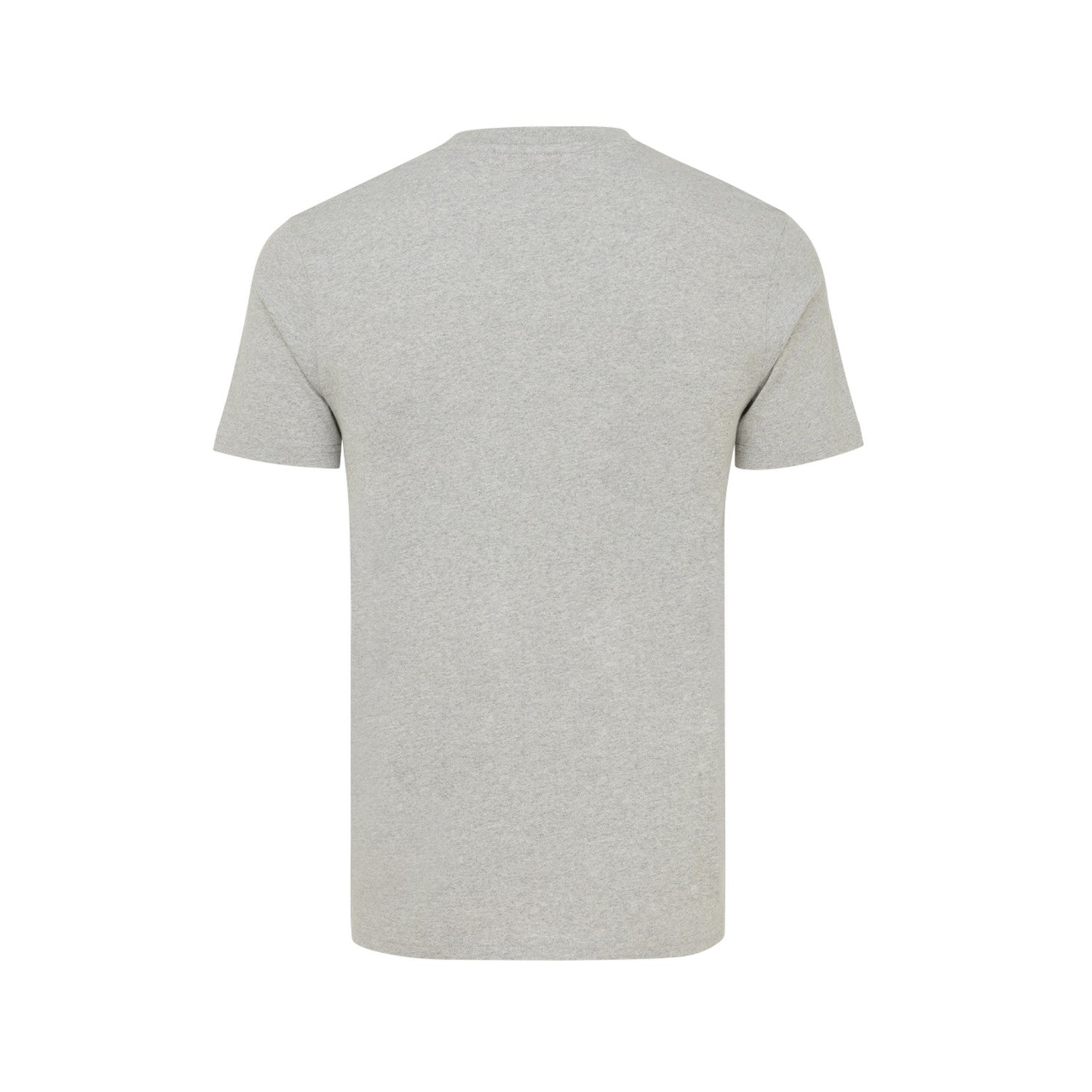 Heather Grey - Back - Iqoniq Unisex Adult Manuel Undyed T-Shirt