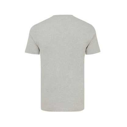Heather Grey - Back - Iqoniq Unisex Adult Manuel Undyed T-Shirt