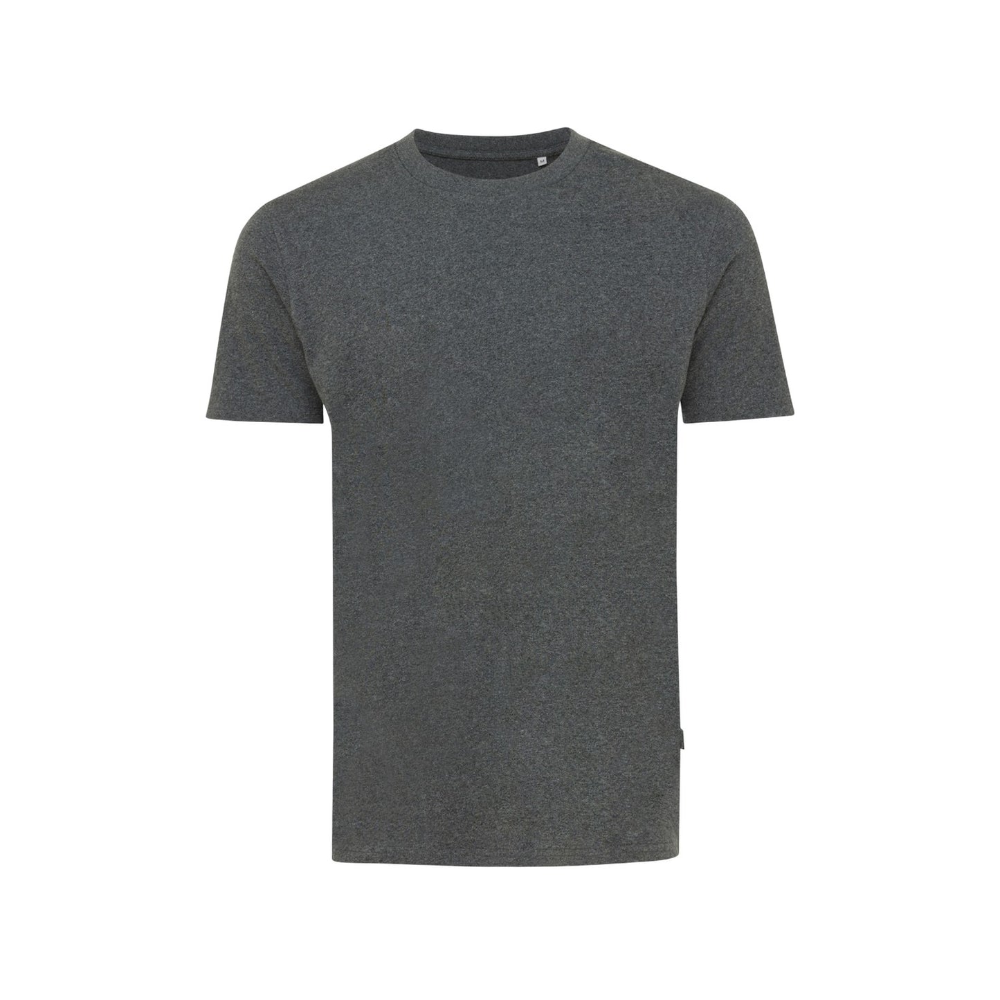 Heather Anthracite - Front - Iqoniq Unisex Adult Manuel Undyed T-Shirt