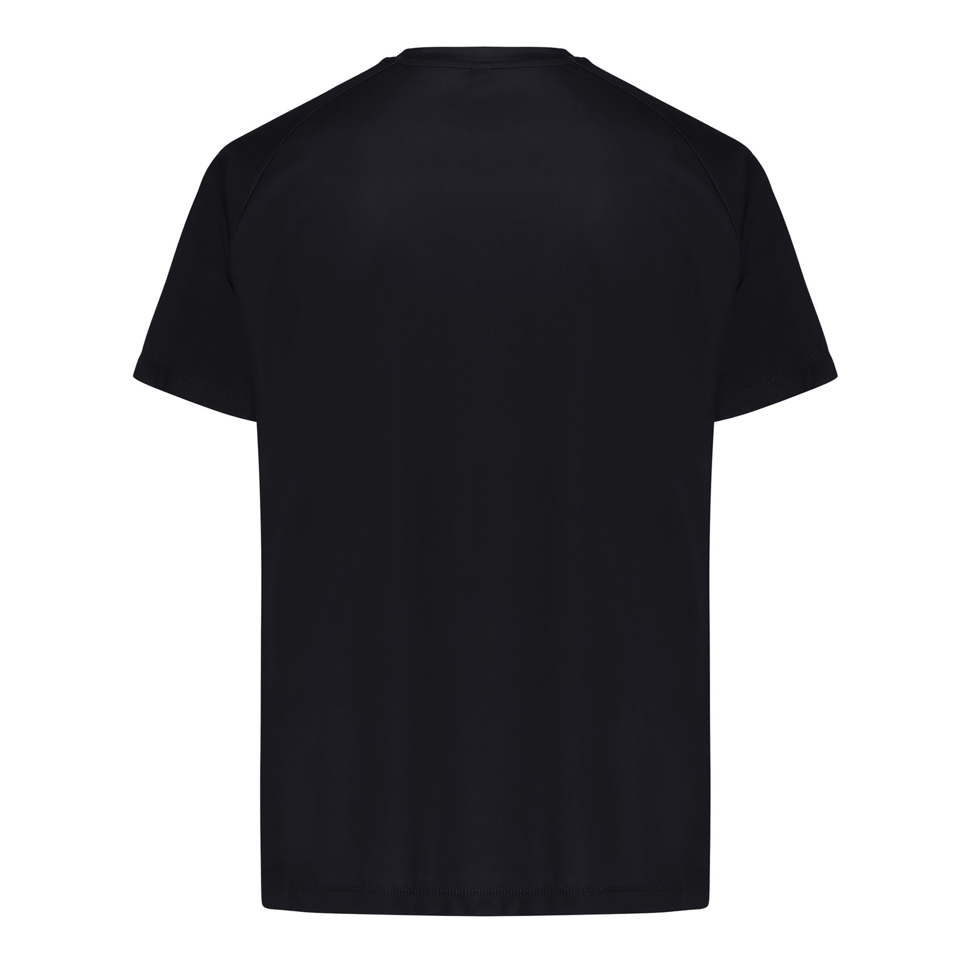 Black - Back - Iqoniq Unisex Adult Tikal Recycled Polyester Quick Dry Sport T-Shirt