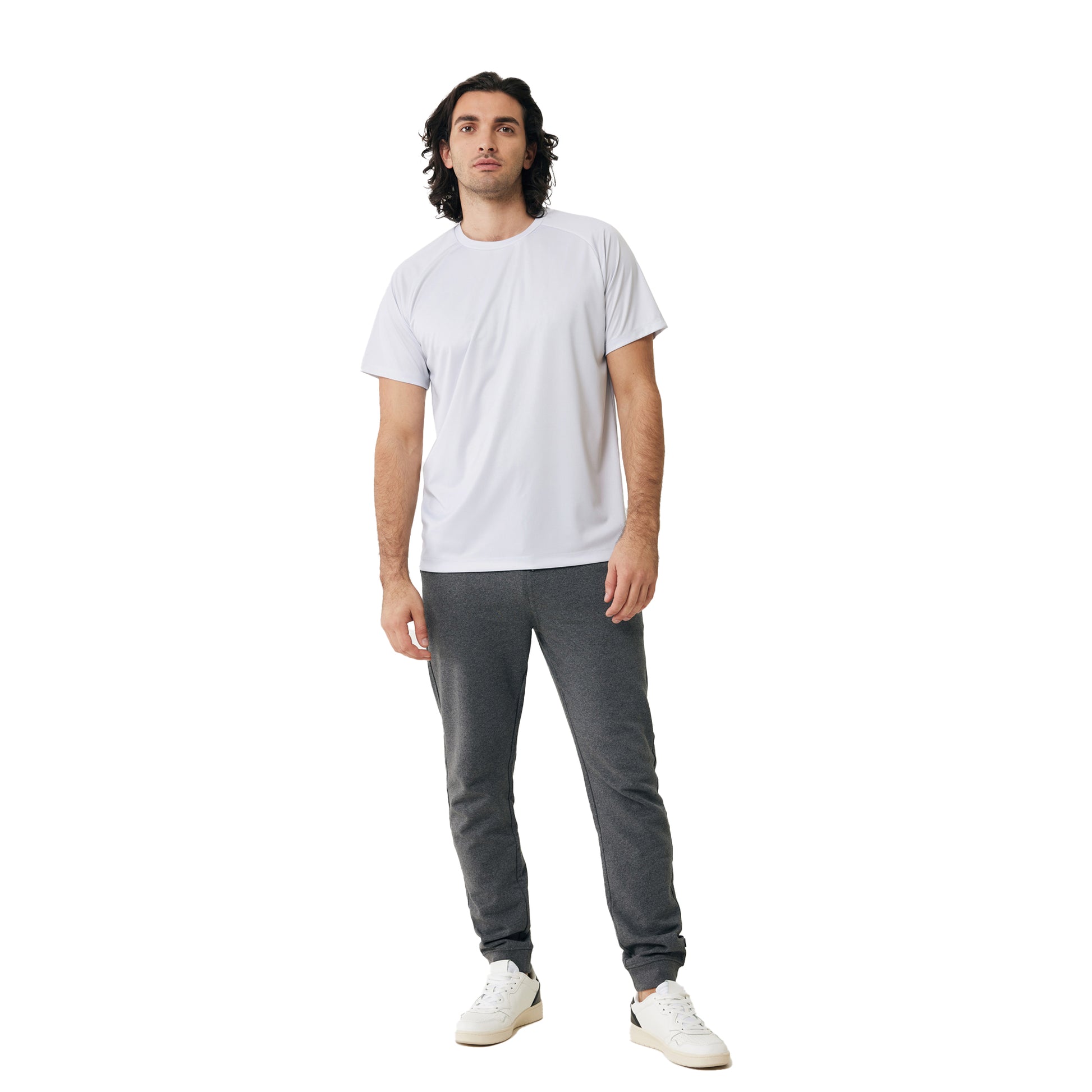 Light Grey - Side - Iqoniq Unisex Adult Tikal Recycled Polyester Quick Dry Sport T-Shirt
