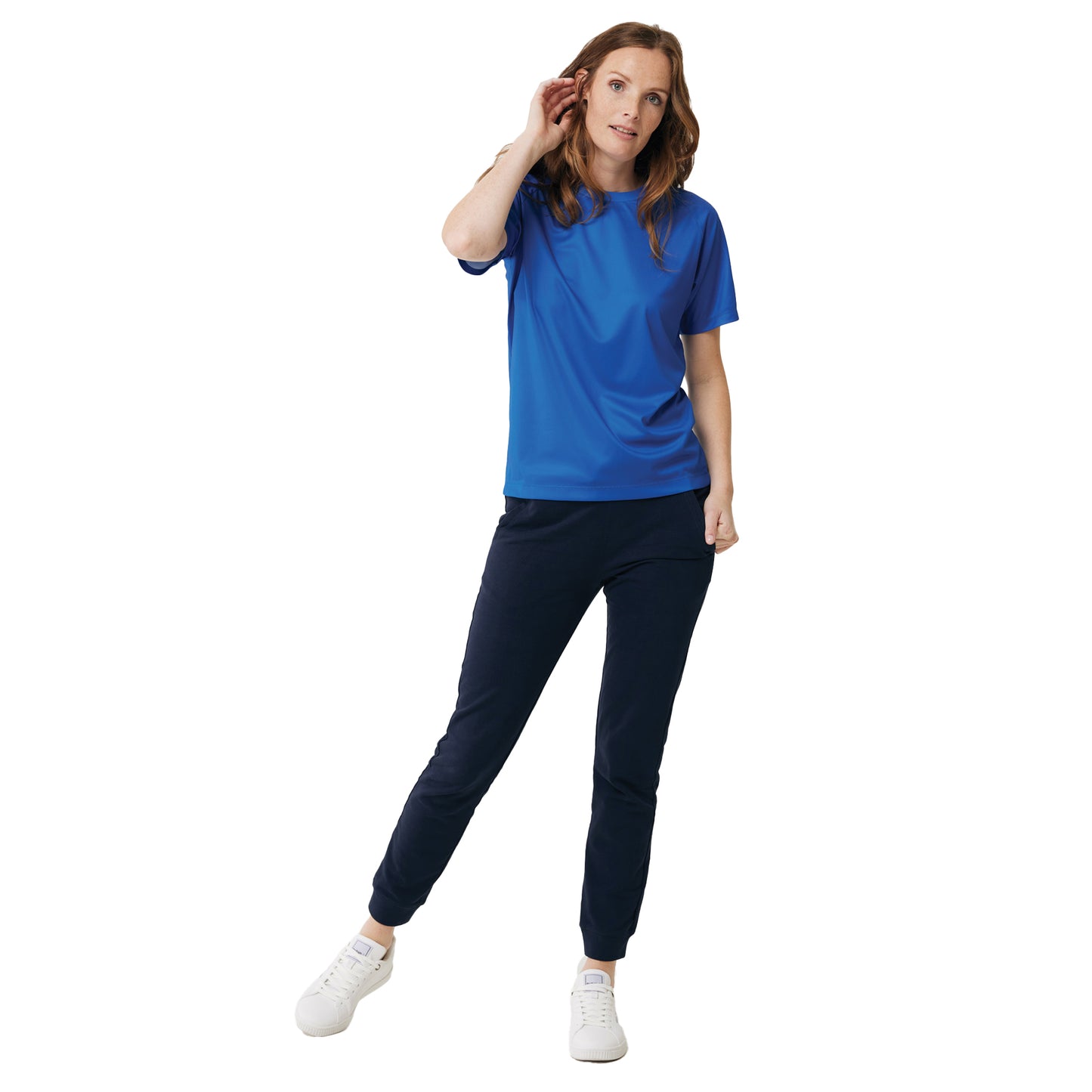 Royal Blue - Side - Iqoniq Unisex Adult Tikal Recycled Polyester Quick Dry Sport T-Shirt