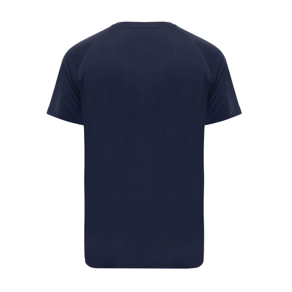 Navy - Back - Iqoniq Unisex Adult Tikal Recycled Polyester Quick Dry Sport T-Shirt