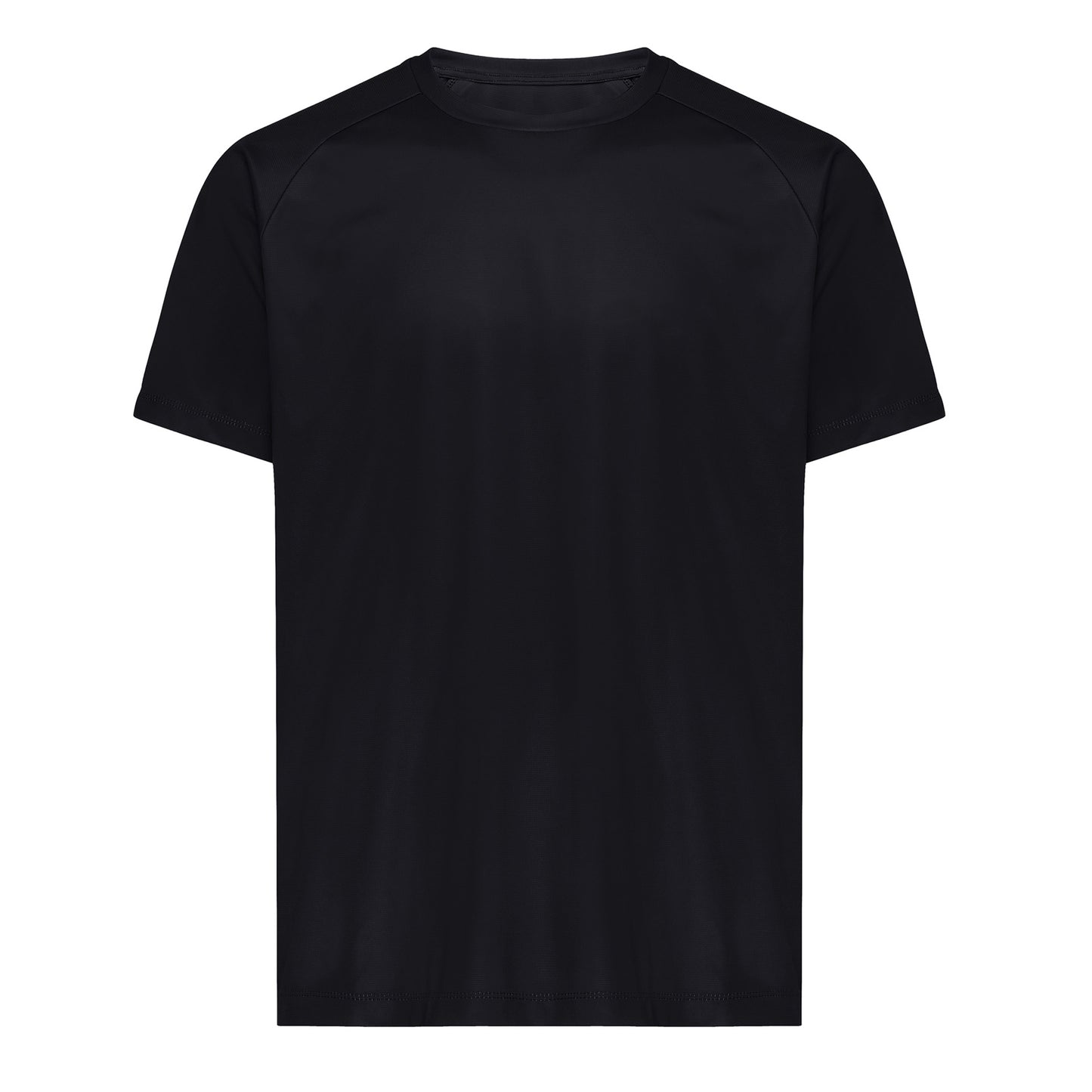 Black - Front - Iqoniq Unisex Adult Tikal Recycled Polyester Quick Dry Sport T-Shirt