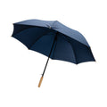 Navy - Front - XD Collection Impact Aware Bamboo Stick Umbrella