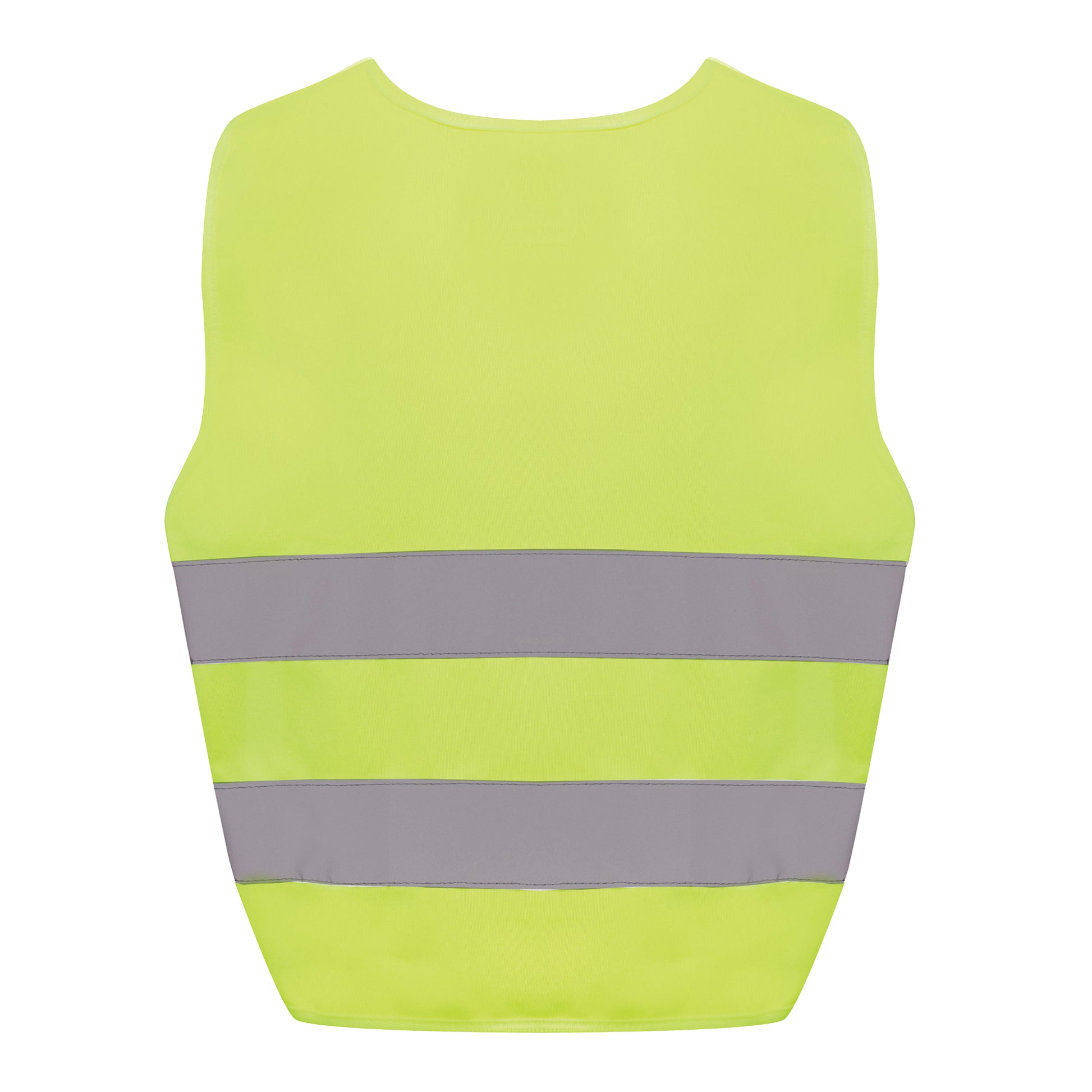 Yellow - Back - XD Collection Childrens-Kids Hi-Vis Safety Vest