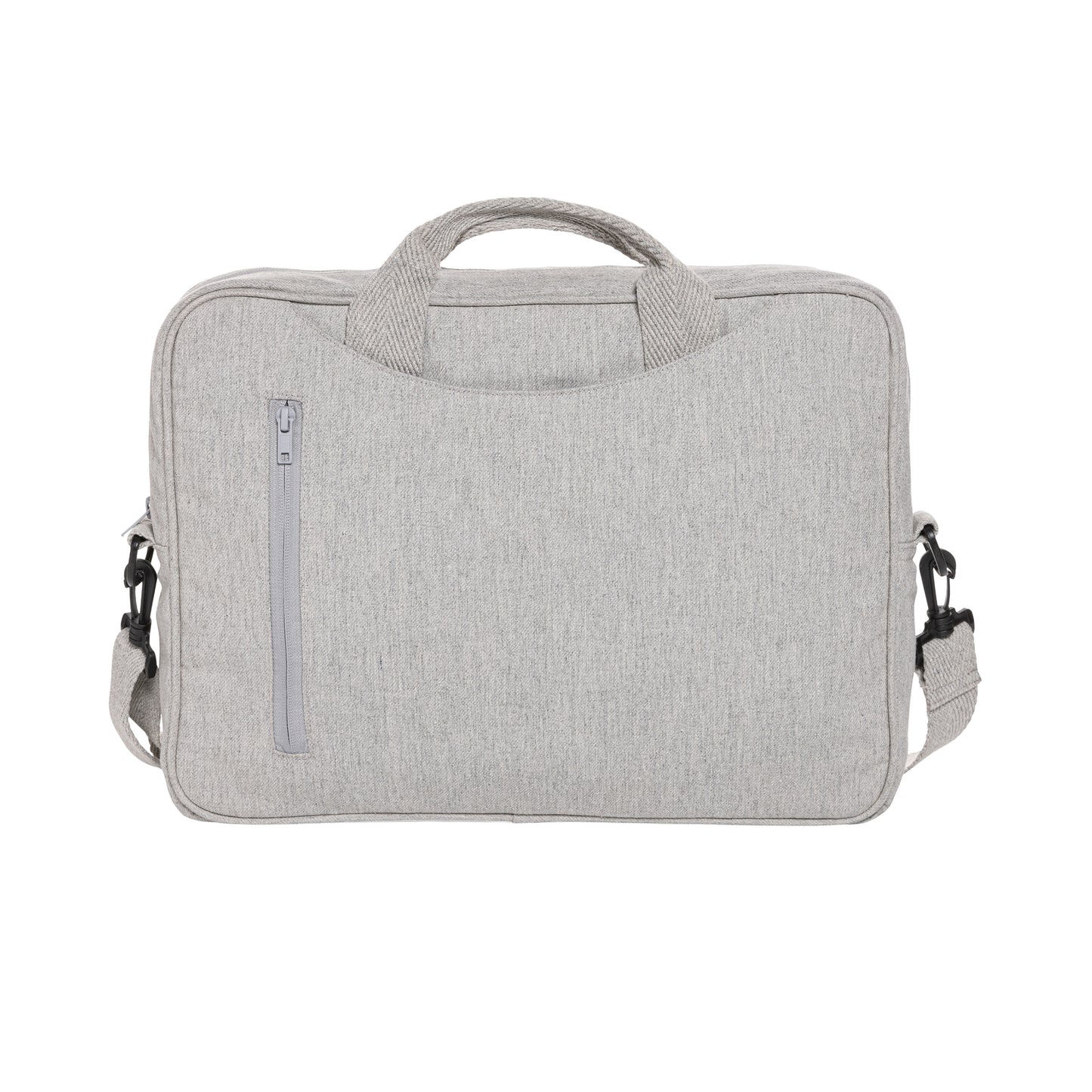 Grey - Lifestyle - XD Collection Laluka Recycled Cotton Aware Laptop Bag