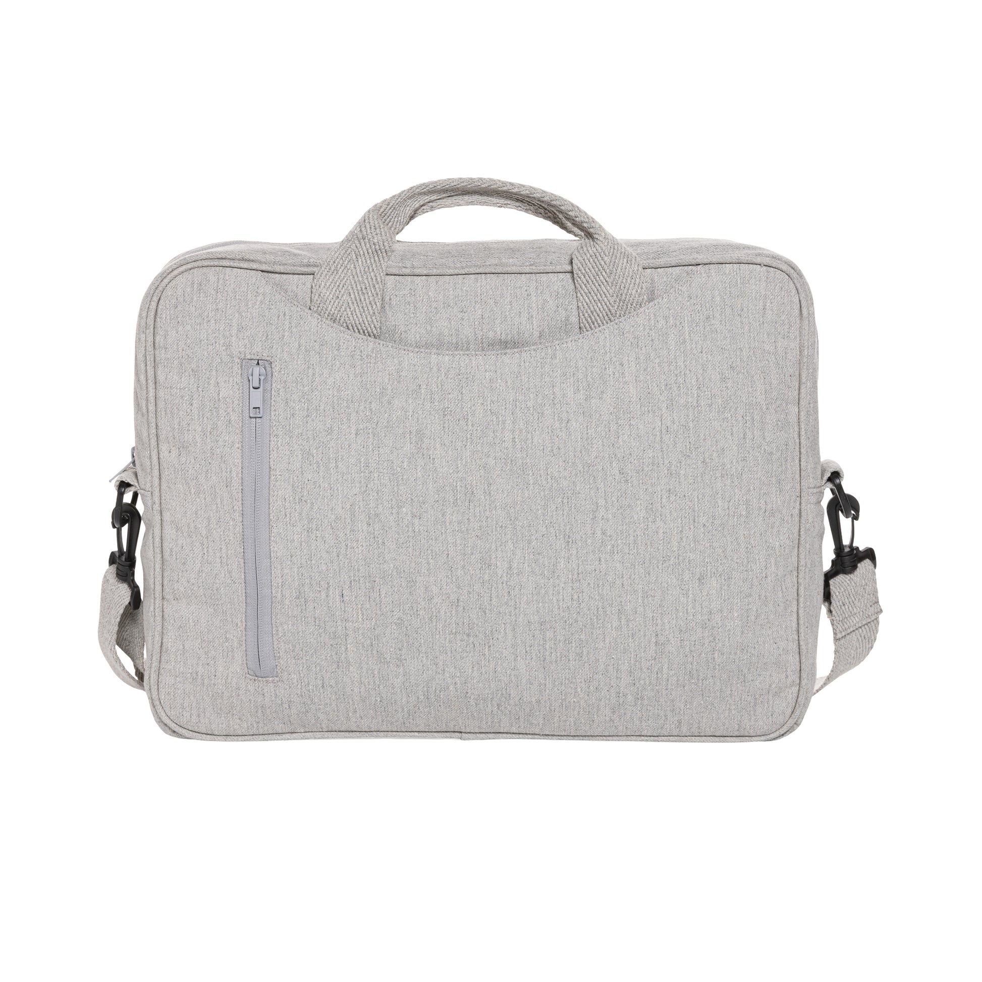 Grey - Lifestyle - XD Collection Laluka Recycled Cotton Aware Laptop Bag