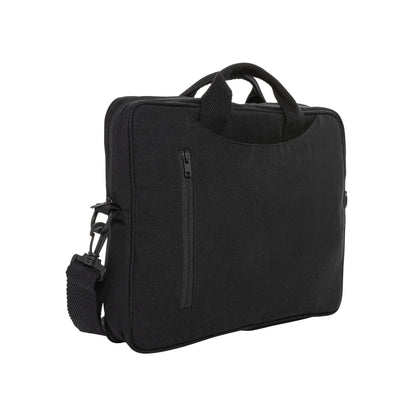 Black - Front - XD Collection Laluka Recycled Cotton Aware Laptop Bag
