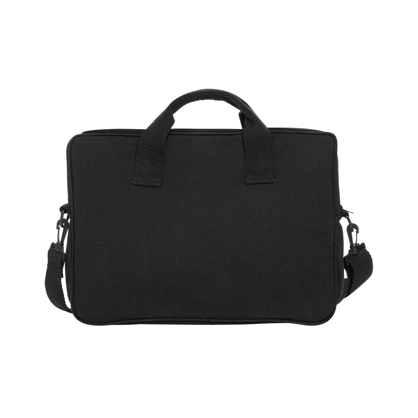 Black - Back - XD Collection Laluka Recycled Cotton Aware Laptop Bag