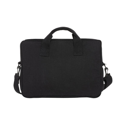 Black - Back - XD Collection Laluka Recycled Cotton Aware Laptop Bag
