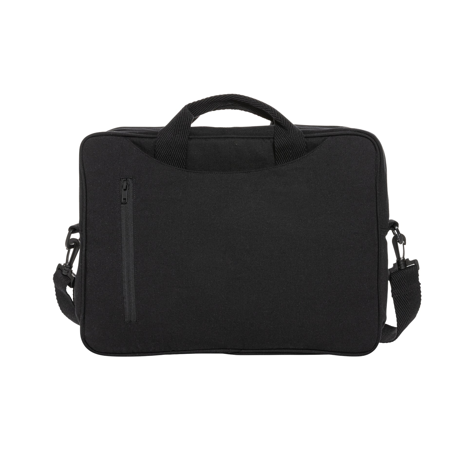 Black - Lifestyle - XD Collection Laluka Recycled Cotton Aware Laptop Bag