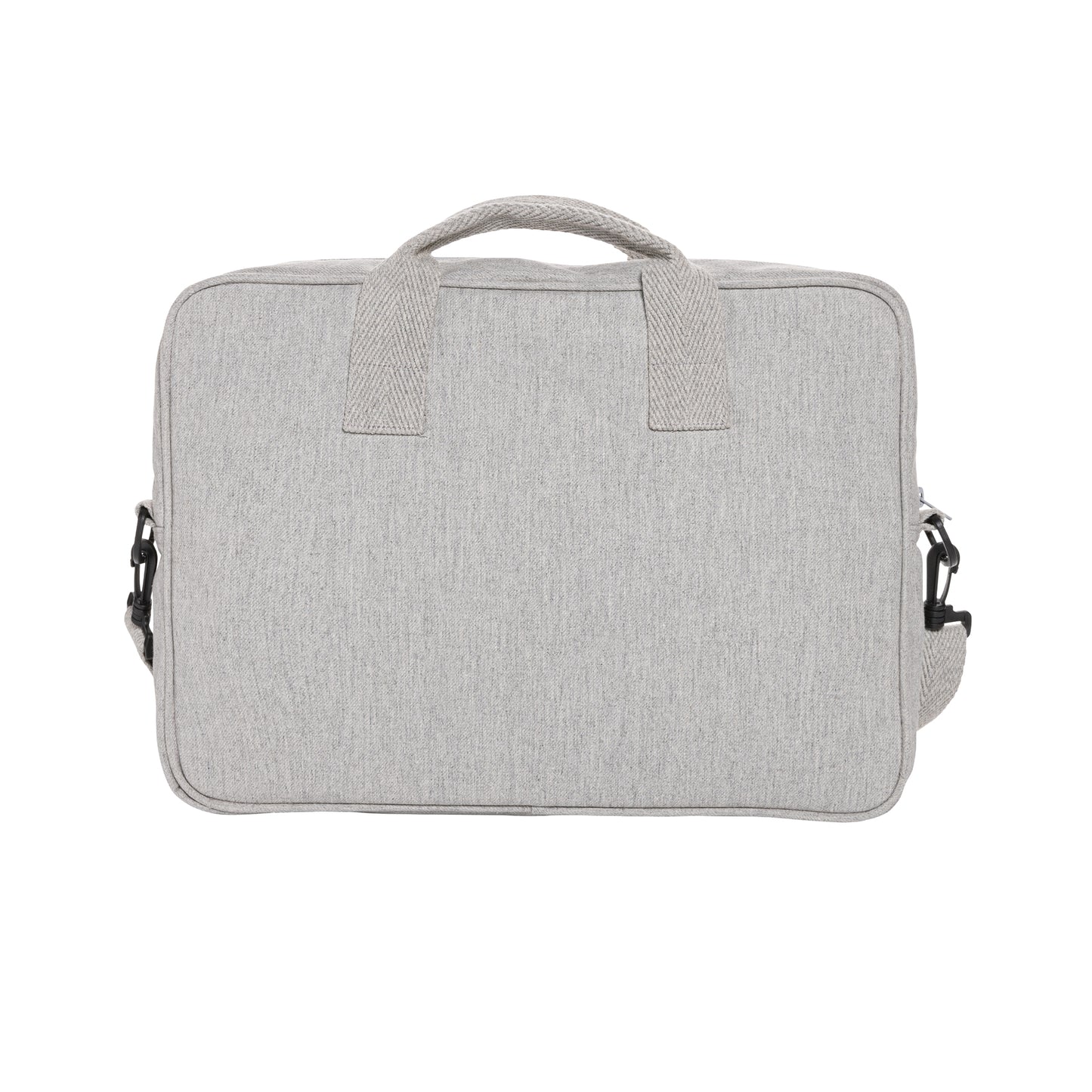 Grey - Back - XD Collection Laluka Recycled Cotton Aware Laptop Bag