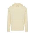 Yellow Cream - Front - Iqoniq Unisex Adult Rila Recycled Cotton Lightweight Hoodie