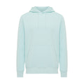 Crushed Mint - Front - Iqoniq Unisex Adult Rila Recycled Cotton Lightweight Hoodie
