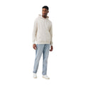 Ivory White - Side - Iqoniq Unisex Adult Rila Recycled Cotton Lightweight Hoodie