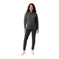 Anthracite - Side - Iqoniq Unisex Adult Rila Recycled Cotton Lightweight Hoodie