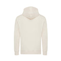 Natural Raw - Back - Iqoniq Unisex Adult Rila Recycled Cotton Lightweight Hoodie