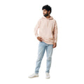 Peach Nectar - Side - Iqoniq Unisex Adult Rila Recycled Cotton Lightweight Hoodie