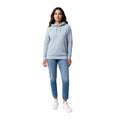 Sky Blue - Side - Iqoniq Unisex Adult Rila Recycled Cotton Lightweight Hoodie