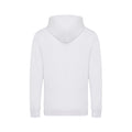 White - Back - Iqoniq Unisex Adult Rila Recycled Cotton Lightweight Hoodie