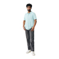 Crushed Mint - Side - Iqoniq Mens Yosemite Pique Polo Shirt