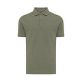 Heather Green - Front - Iqoniq Mens Yosemite Pique Polo Shirt