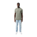 Heather Green - Side - Iqoniq Mens Yosemite Pique Polo Shirt