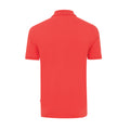 Luscious Red - Back - Iqoniq Mens Yosemite Pique Polo Shirt