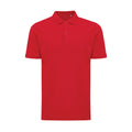 Red - Front - Iqoniq Mens Yosemite Pique Polo Shirt