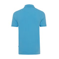 Tranquil Blue - Back - Iqoniq Mens Yosemite Pique Polo Shirt